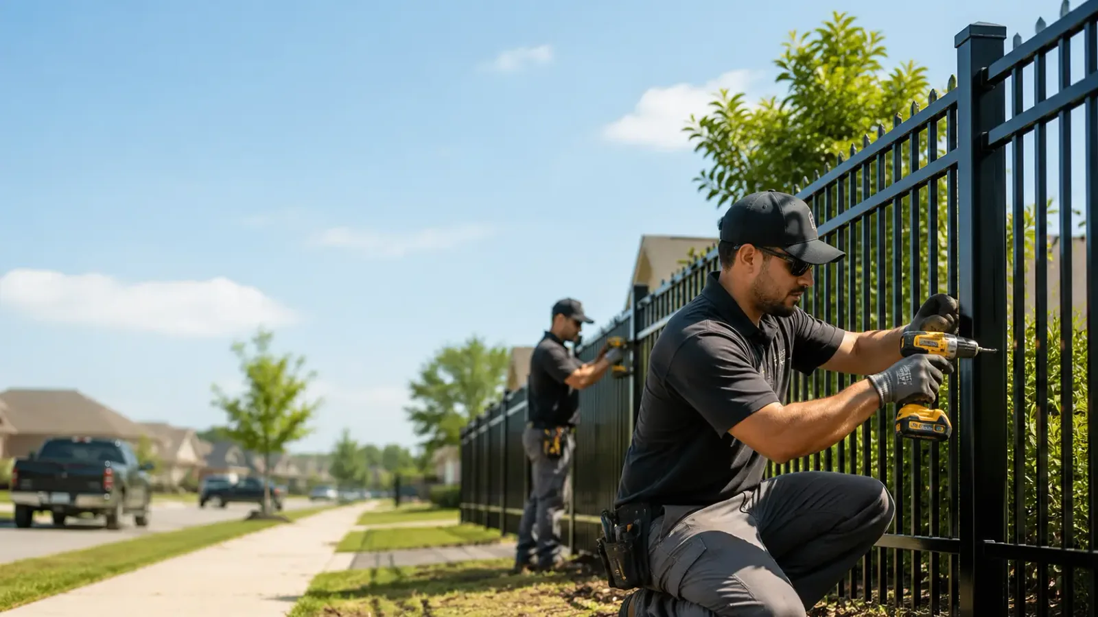 Metal Fence Installation in Clinton, MS